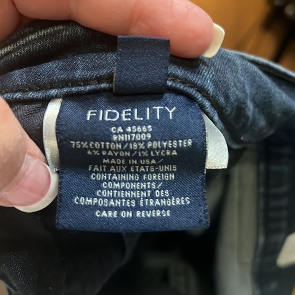 Fidelity 50-11 Jeans size 38 inseam 29.5 - Picture 6 of 7